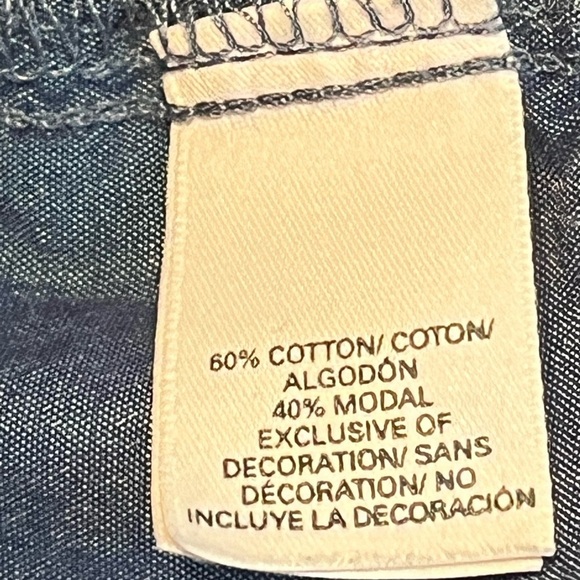 VICTORIAS SECRET PAJAMA TOP BLUE GOLD PINEAPPLES SZ MED TROPICAL METALLIC - Picture 5 of 8